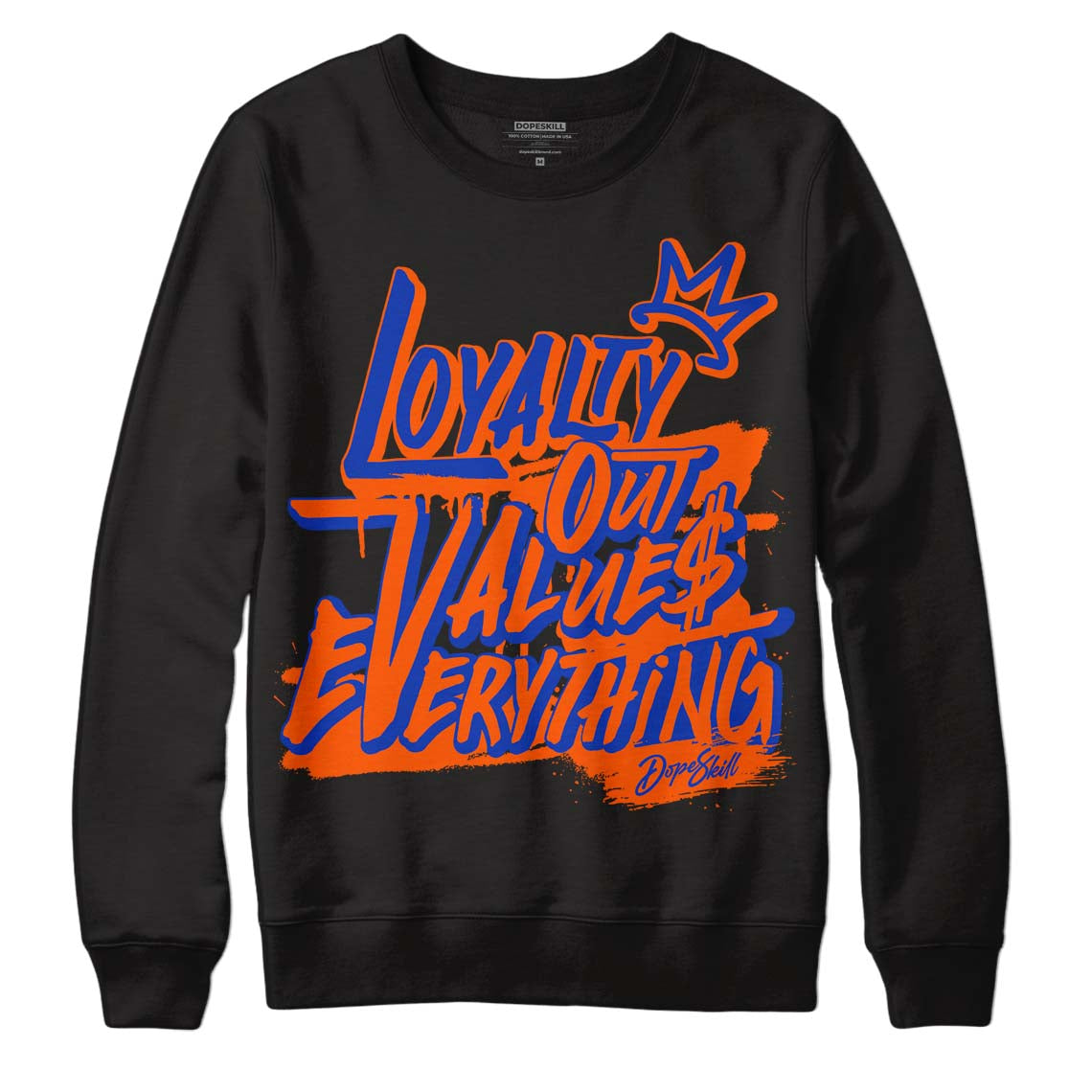 Dunk Low Futura Orange Blaze DopeSkill Sweatshirt LOVE Graphic