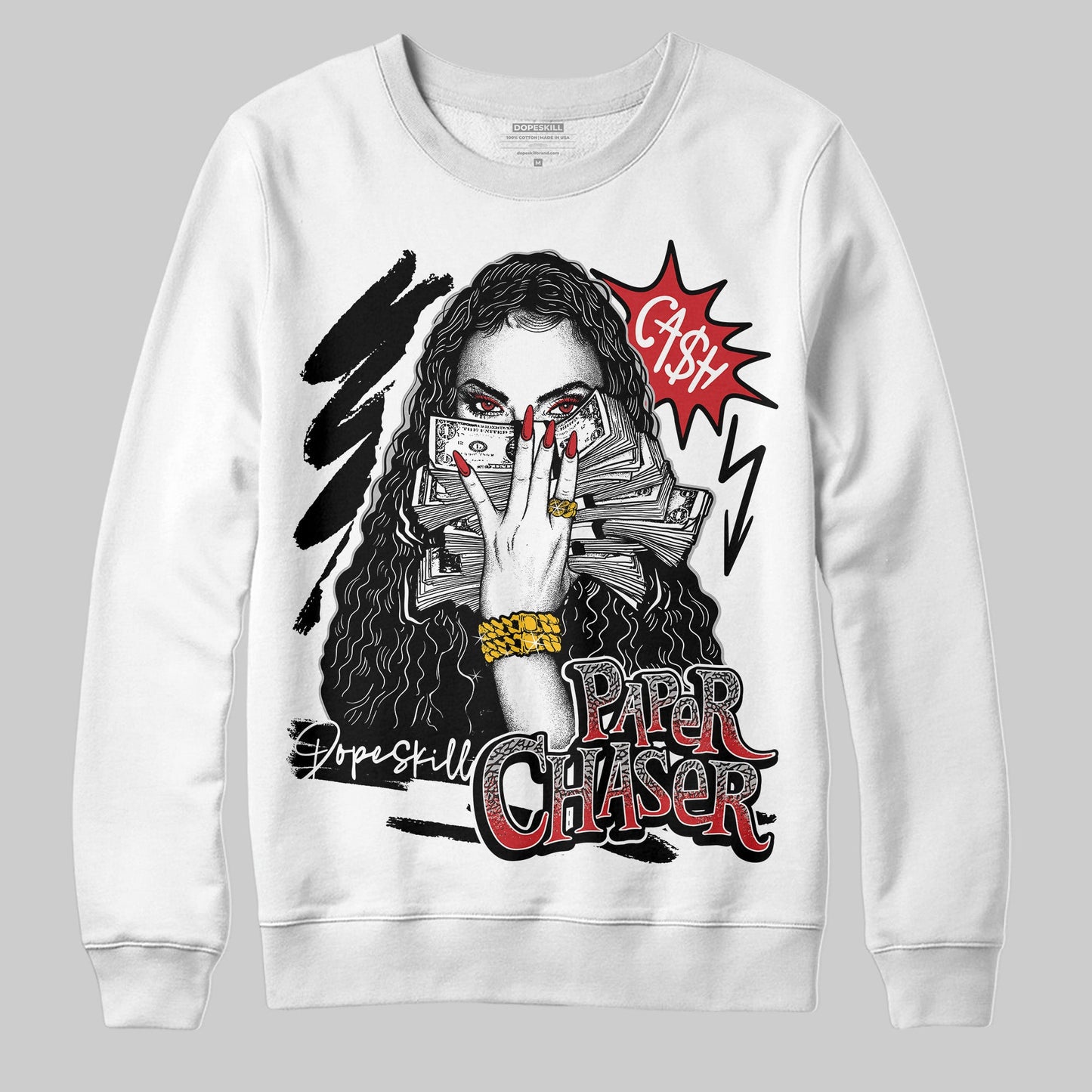 Black Cement 3s DopeSkill Sweatshirt NPC Graphic