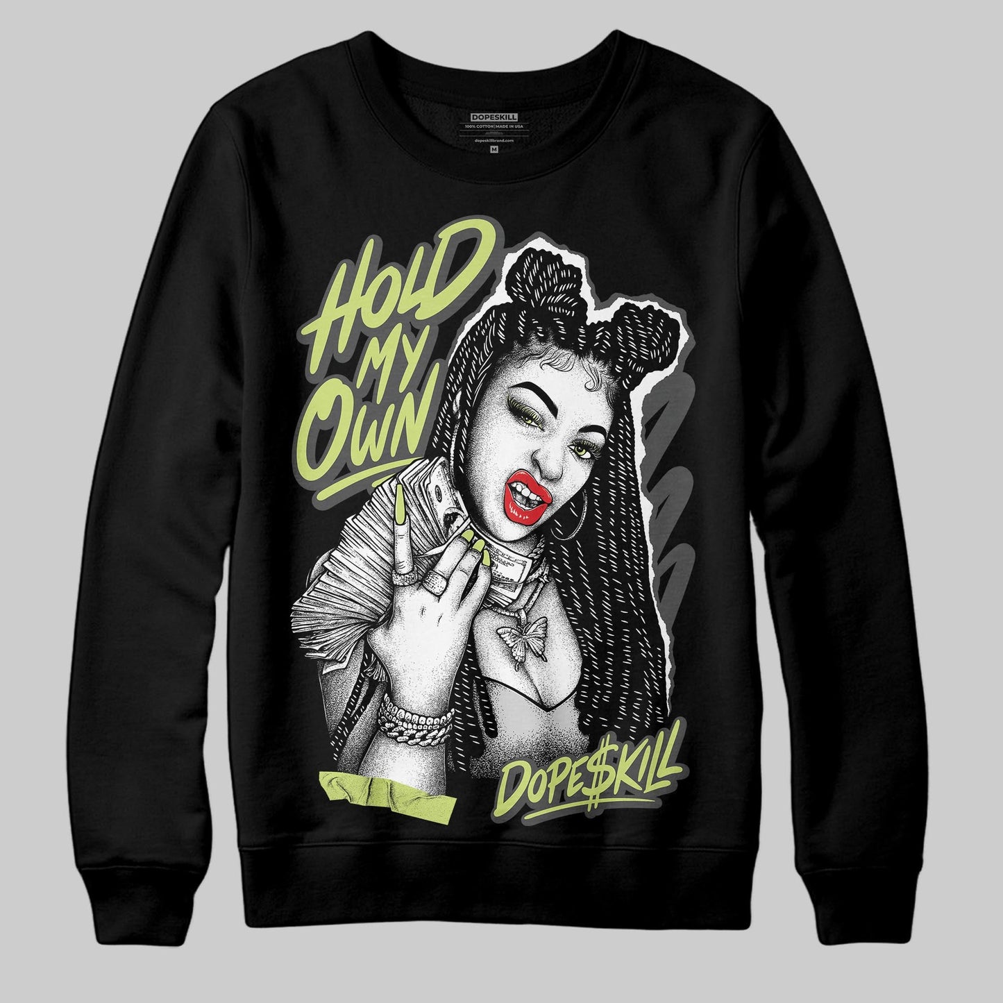Light Lemon Twist 4s DopeSkill Sweatshirt New H.M.O Graphic