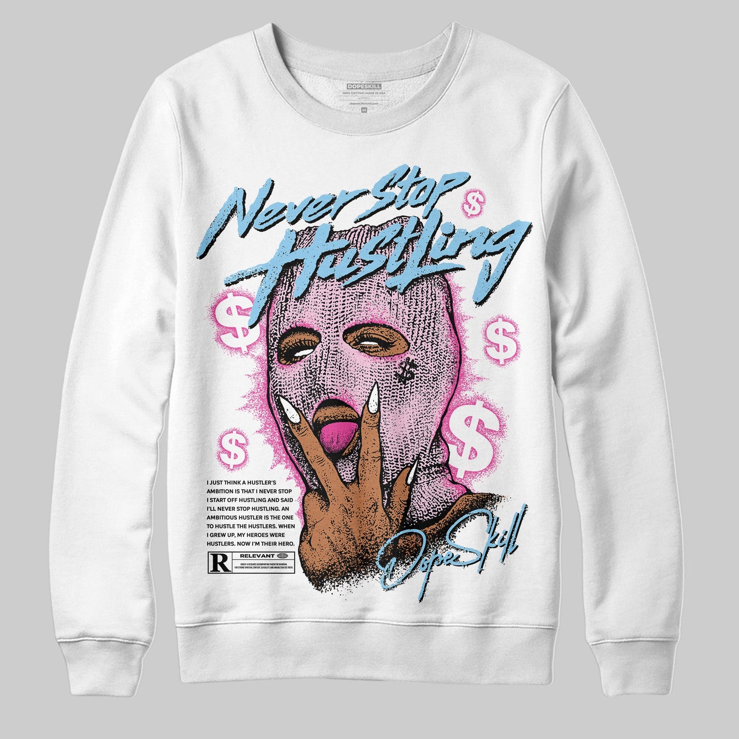 Doernbecher 6s DopeSkill Sweatshirt Never Stop Hustling Graphic