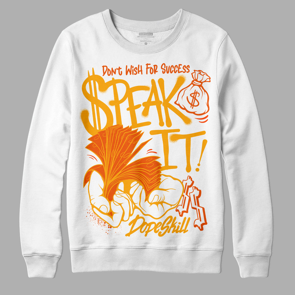 Black Taxi 12s DopeSkill Sweatshirt Speak It Graphic