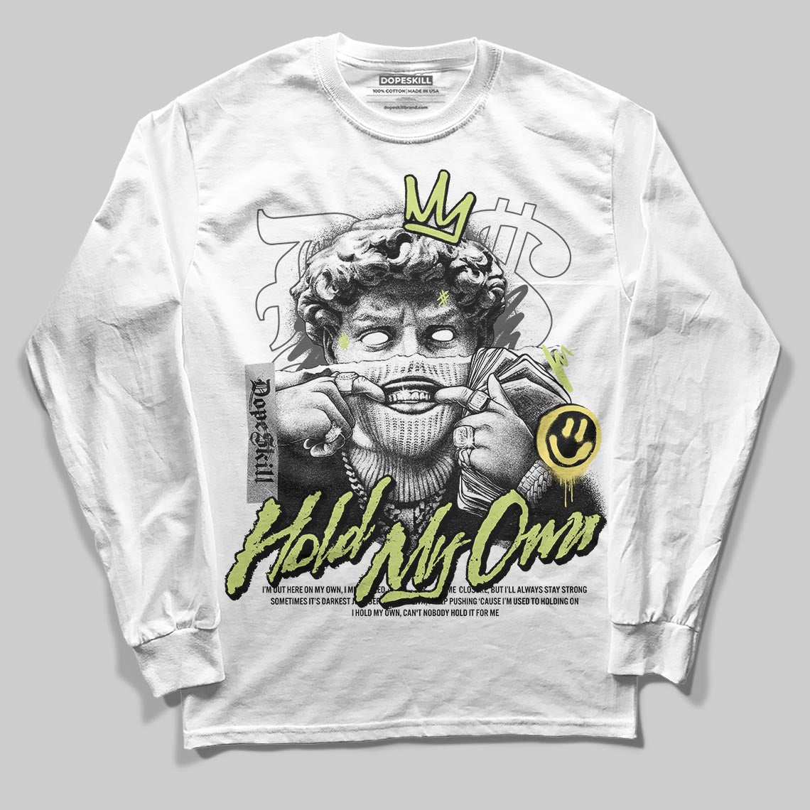Light Lemon Twist 4s DopeSkill Long Sleeve T-Shirt In My Way Graphic