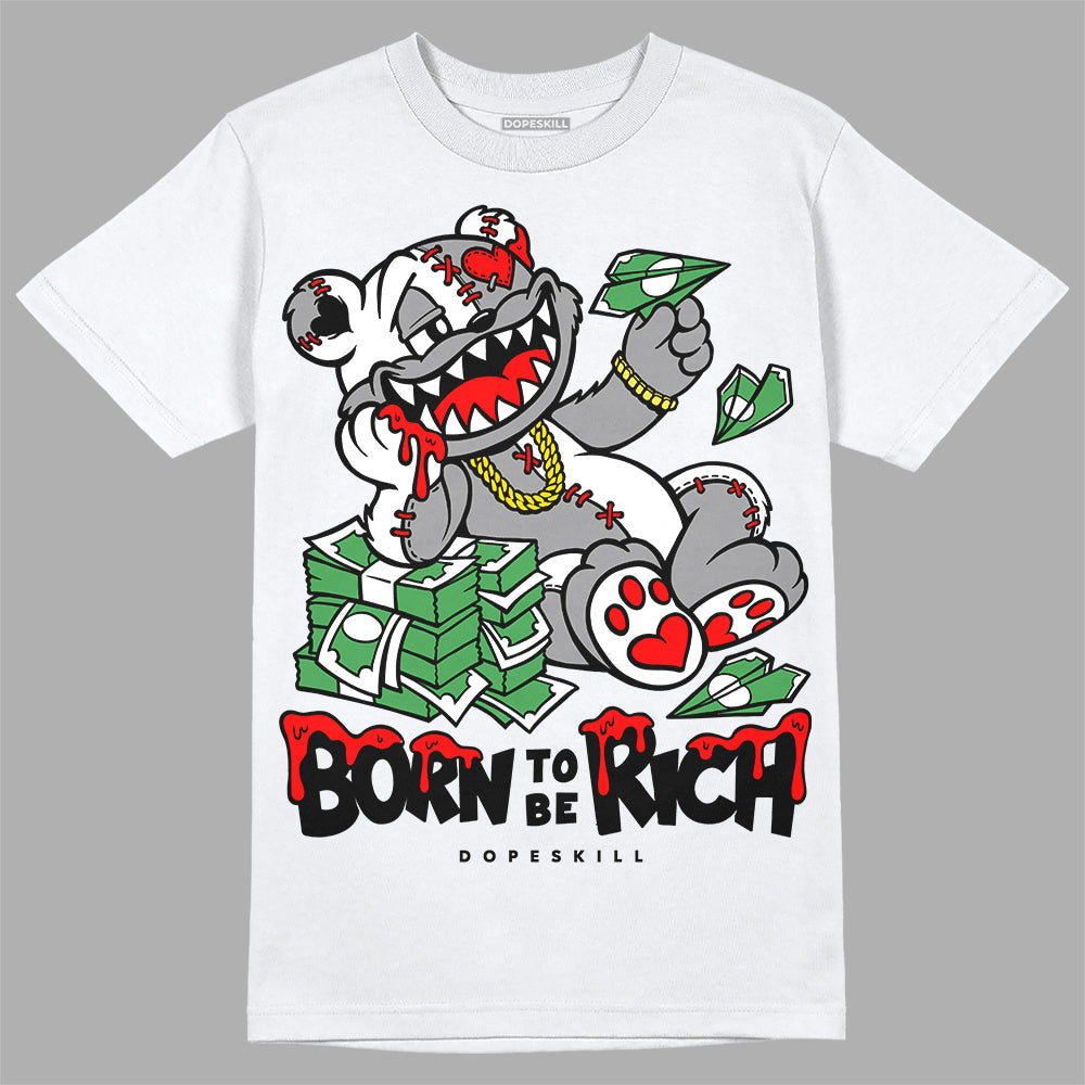 Black and White Collection DopeSkill T-Shirt Born To Be Rich Graphic