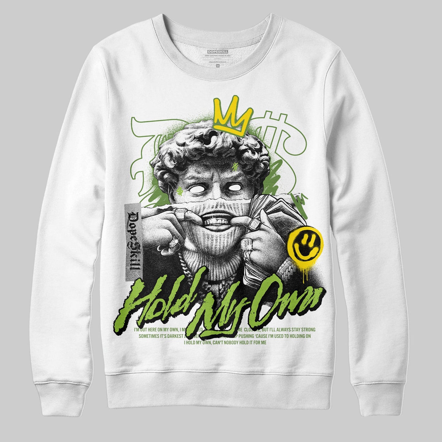 Dunk 'Chlorophyll' DopeSkill Sweatshirt In My Way Graphic