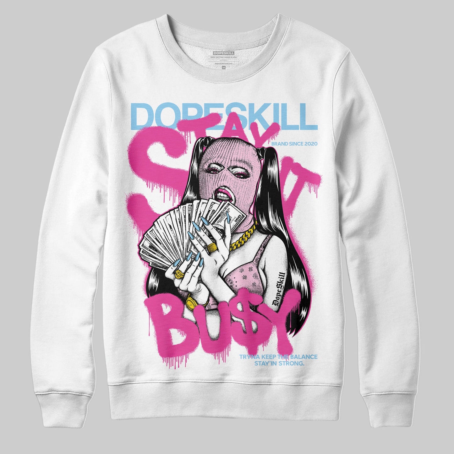 Doernbecher 6s DopeSkill Sweatshirt Stay It Busy Graphic