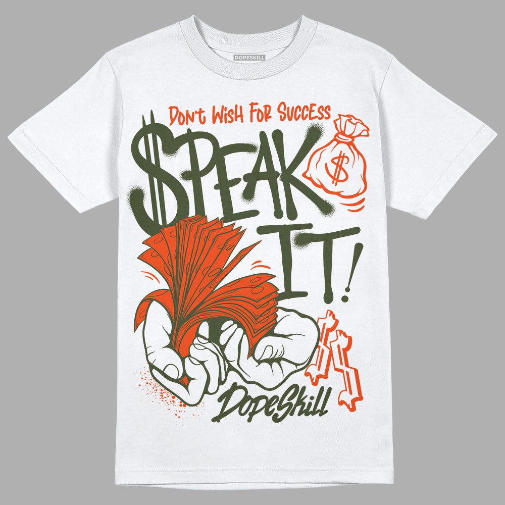 Olive Collection DopeSkill T-Shirt Speak It Graphic