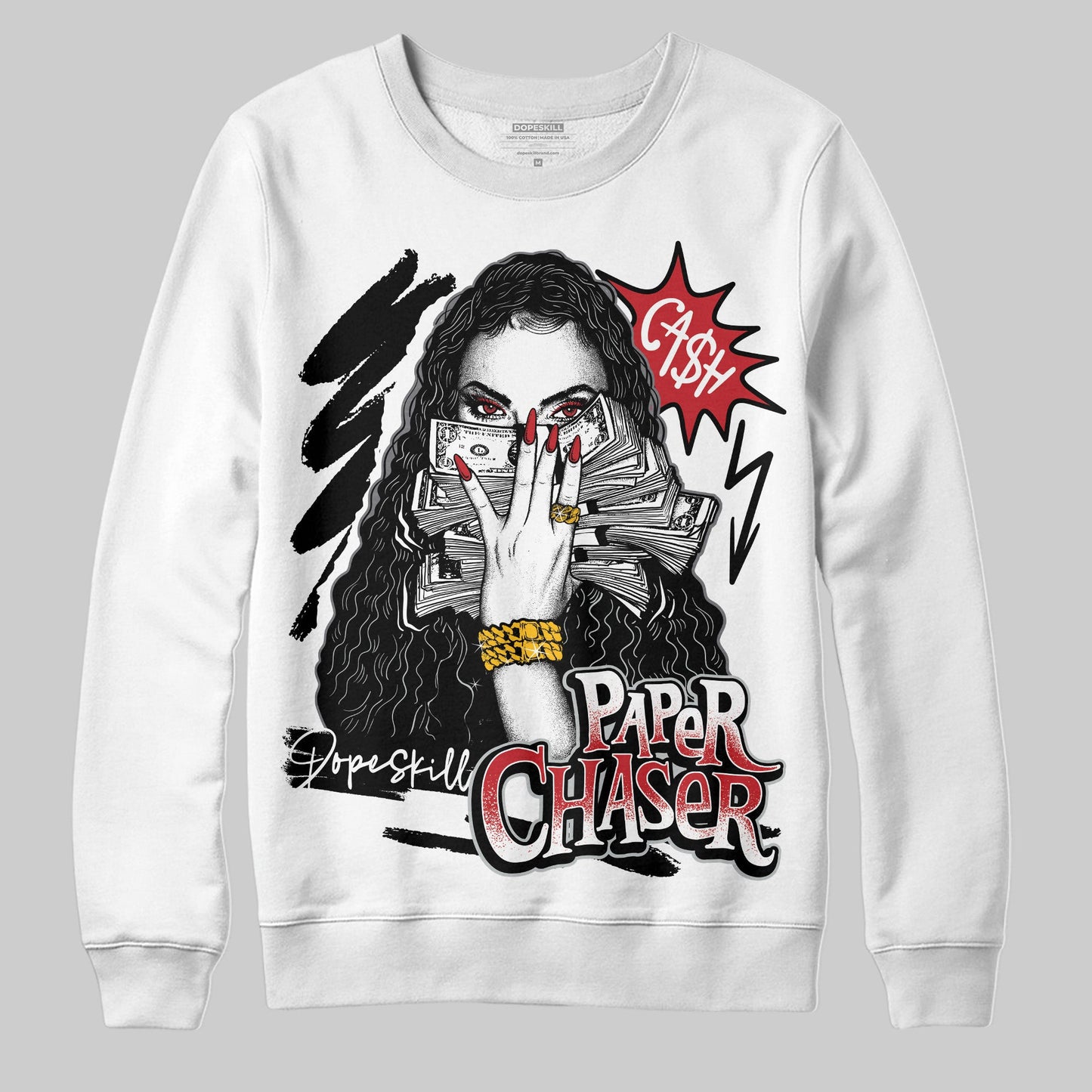 Bred Velvet 11s DopeSkill Sweatshirt NPC Graphic