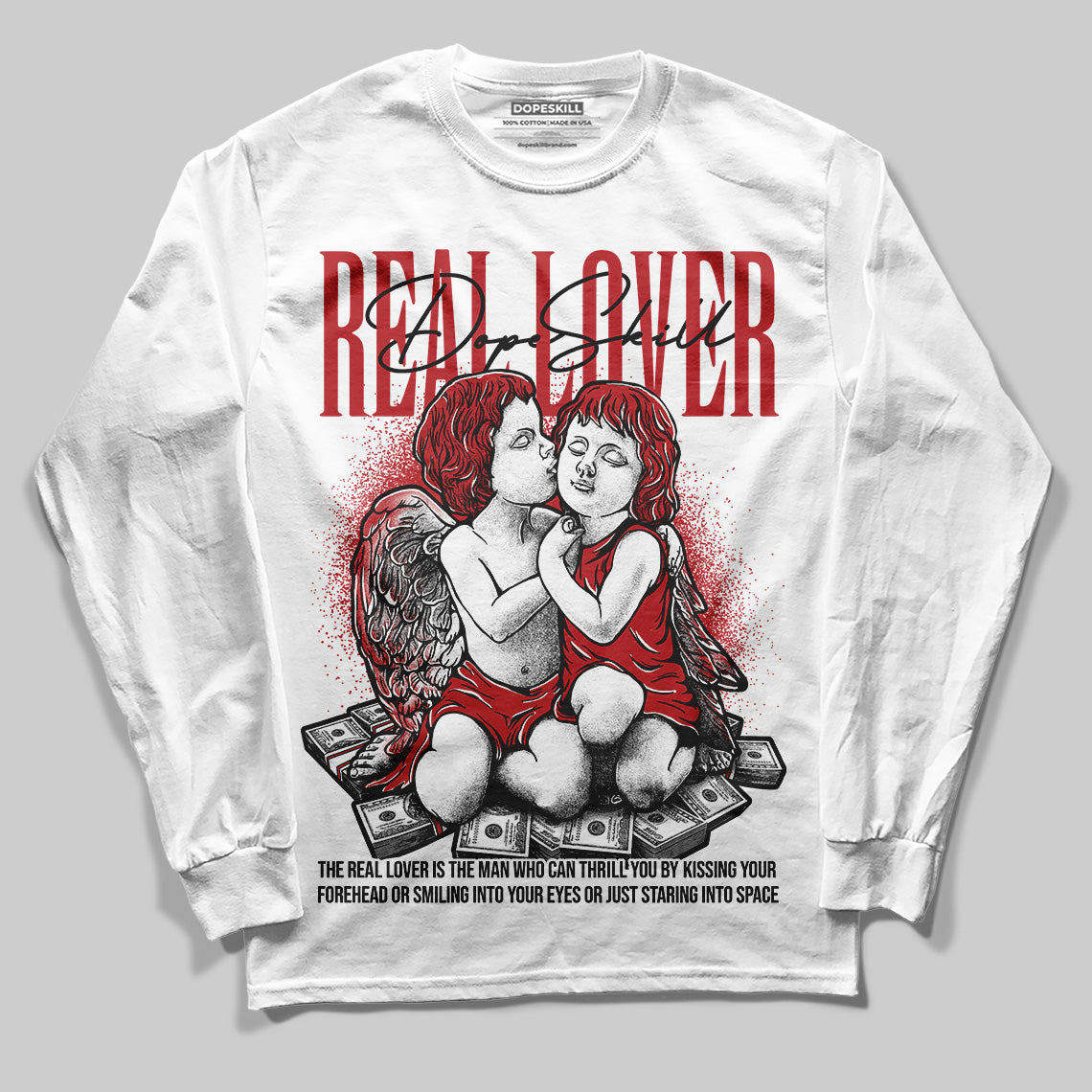 Black Toe Reimagined 1s DopeSkill Long Sleeve T-Shirt Real Lover Graphic