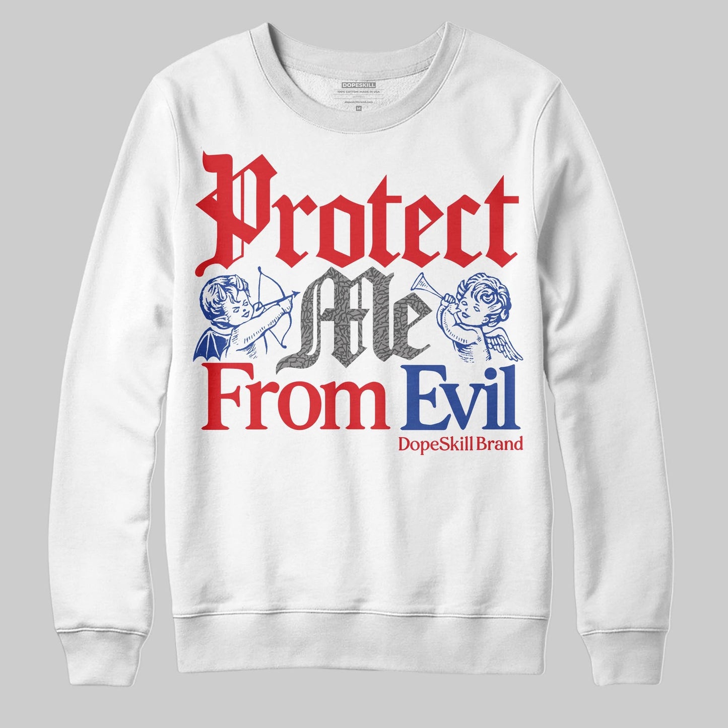 Seoul 2.0 3s DopeSkill Sweatshirt Protect Me From Evil Graphic