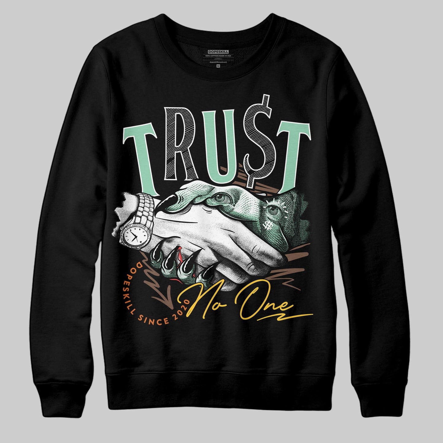 SB Dunk “Rodeo” DopeSkill Sweatshirt Trust No One Graphic