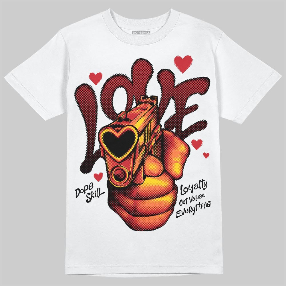 Bred 11s DopeSkill T-Shirt Love Shot Graphic