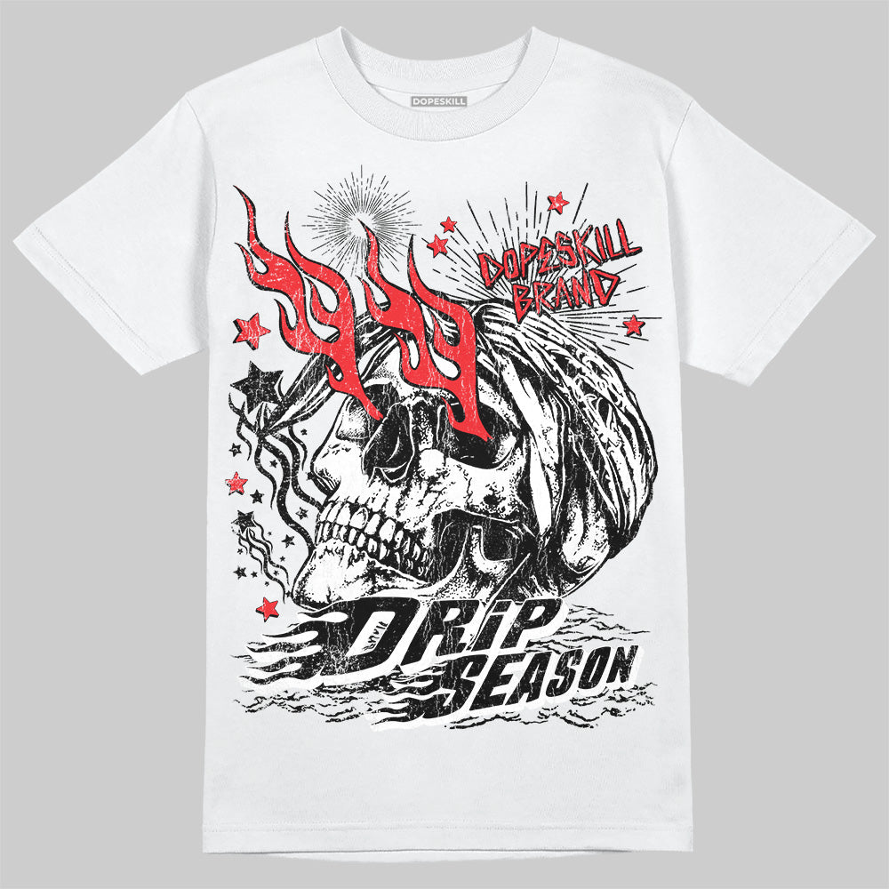 Black and White Collection DopeSkill T-Shirt Drip Season Graphic