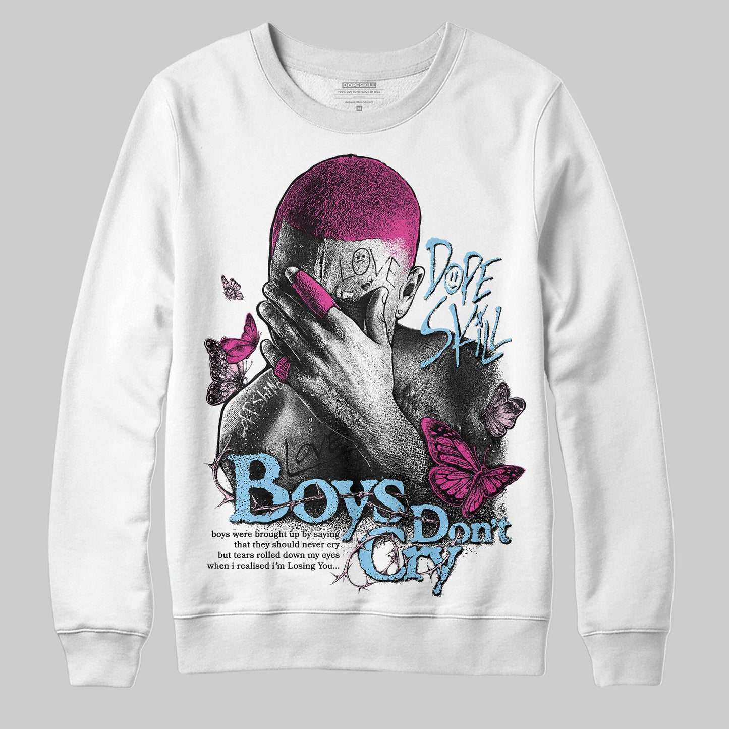 Doernbecher 6s DopeSkill Sweatshirt Boys Don't Cry Graphic