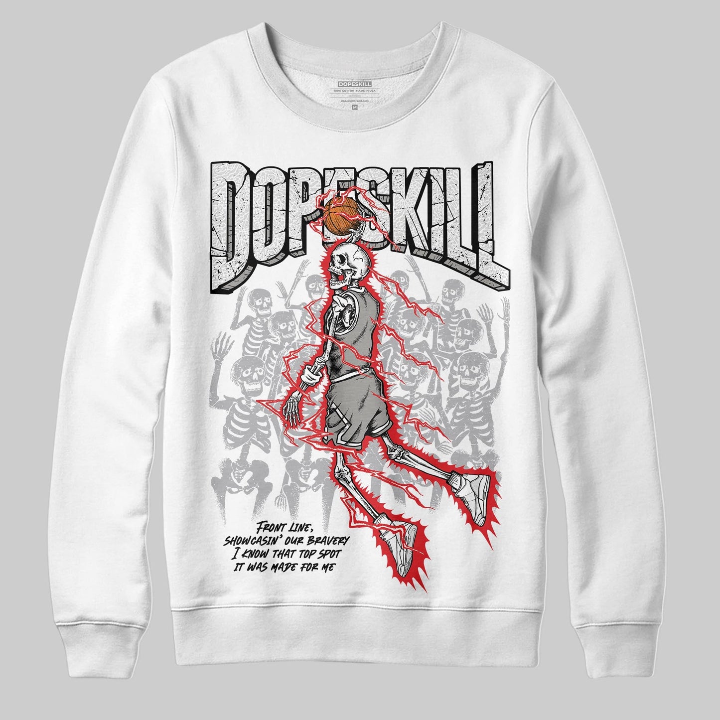 Pure Money 3s DopeSkill Sweatshirt Thunder Dunk Graphic