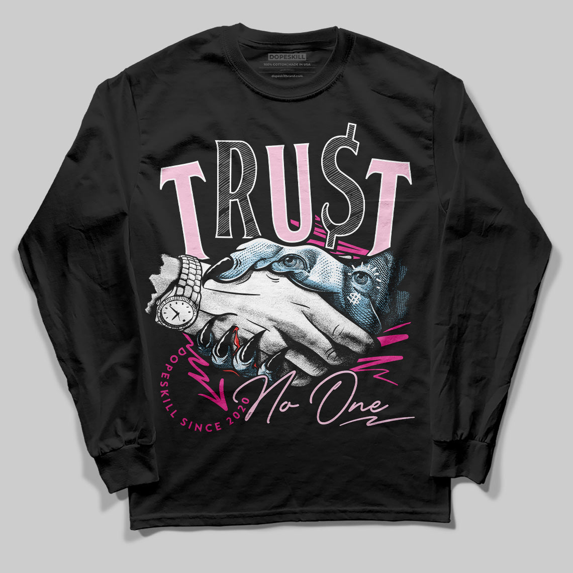 Doernbecher 6s DopeSkill Long Sleeve T-Shirt Trust No One Graphic
