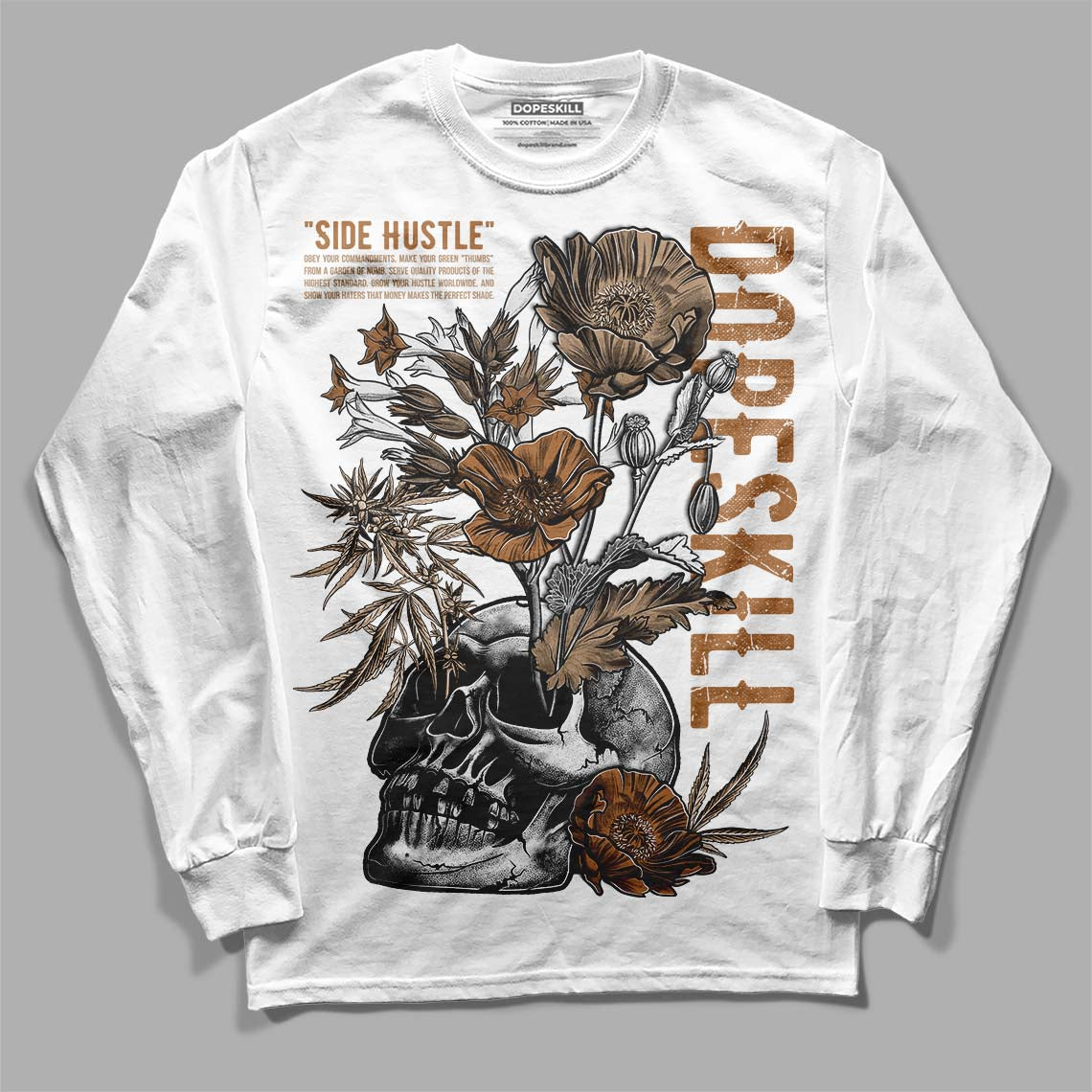 Palomino 3s DopeSkill Long Sleeve T-Shirt Side Hustle Graphic