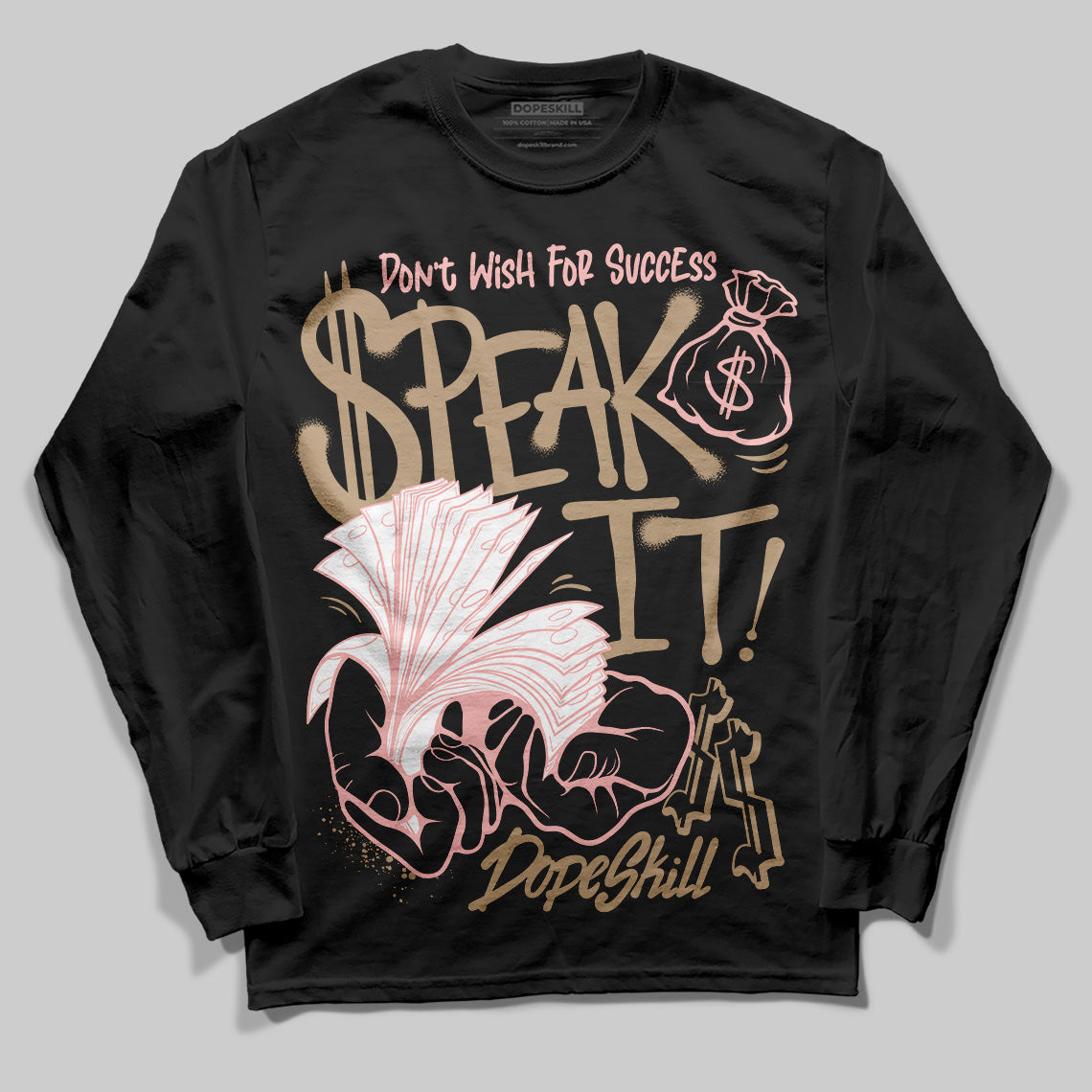 AIR FORCE 1 LINEN DopeSkill Long Sleeve T-Shirt Speak It Graphic