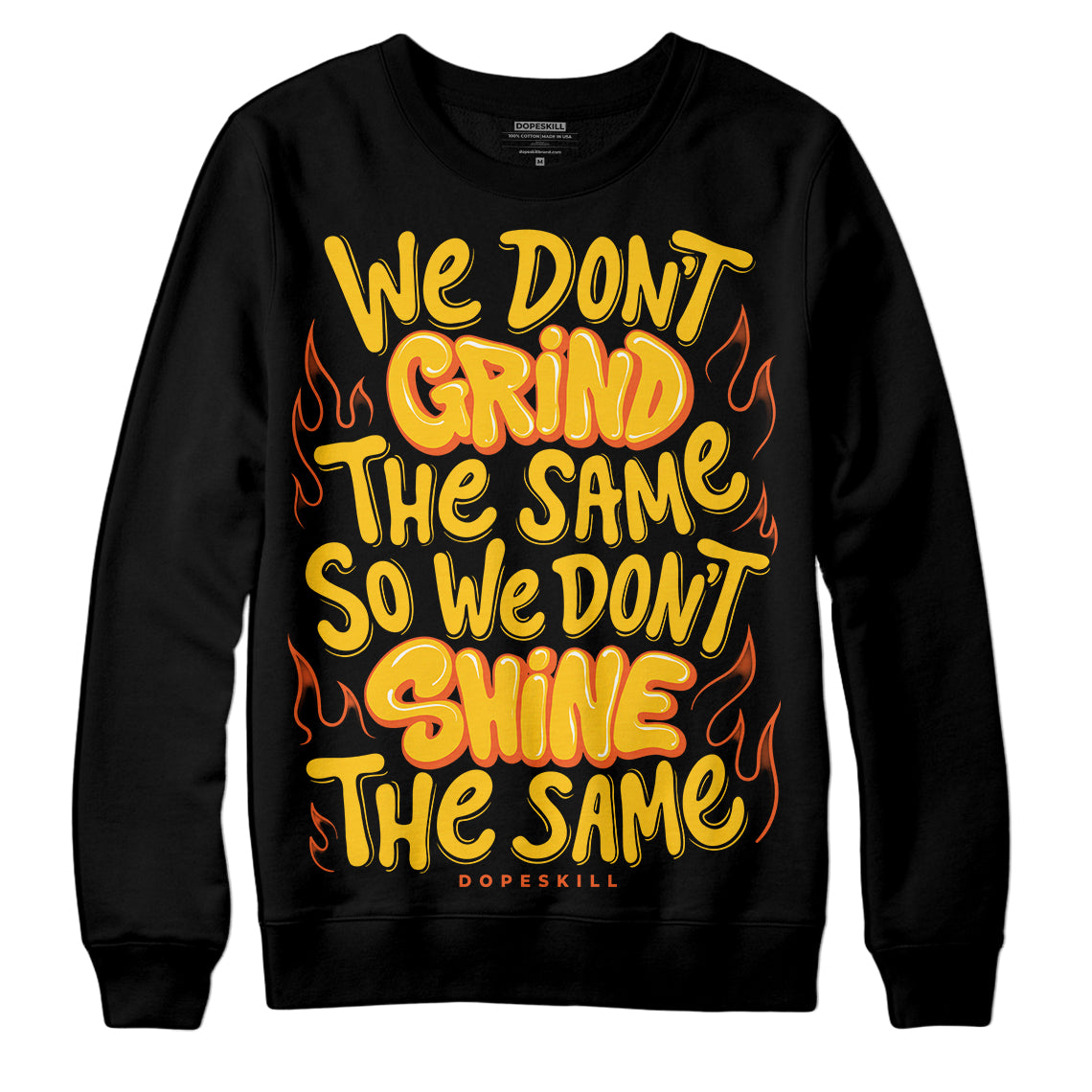 Yellow Collection DopeSkill Sweatshirt Grind Shine Graphic
