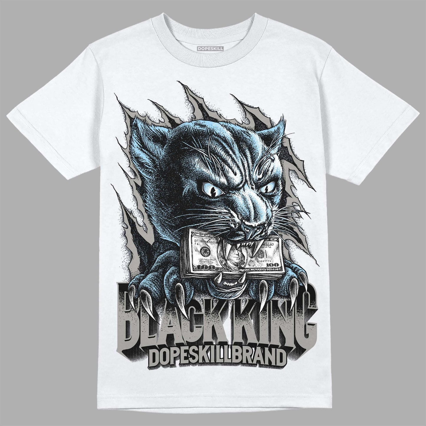 Cool Grey 11s DopeSkill T-Shirt Black King Graphic