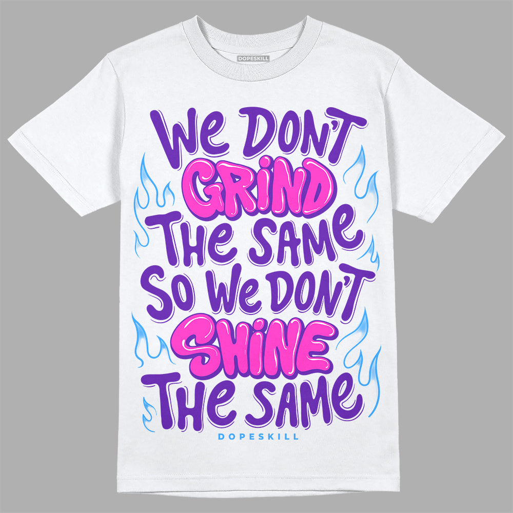 Dunk Purple Championship Court White DopeSkill T-Shirt Grind Shine Graphic