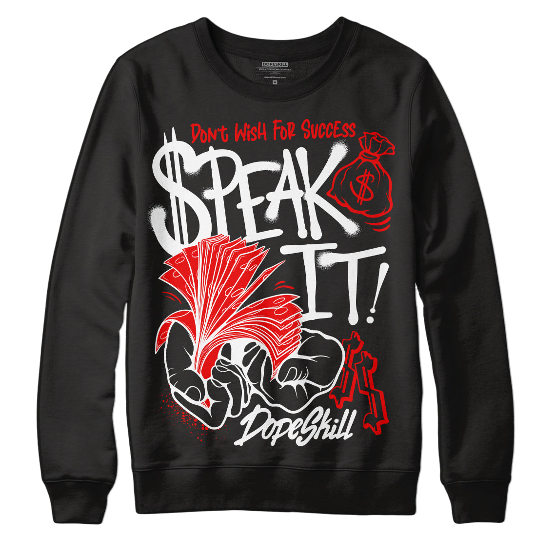 Dunk Panda White Black DopeSkill Sweatshirt Speak It Graphic