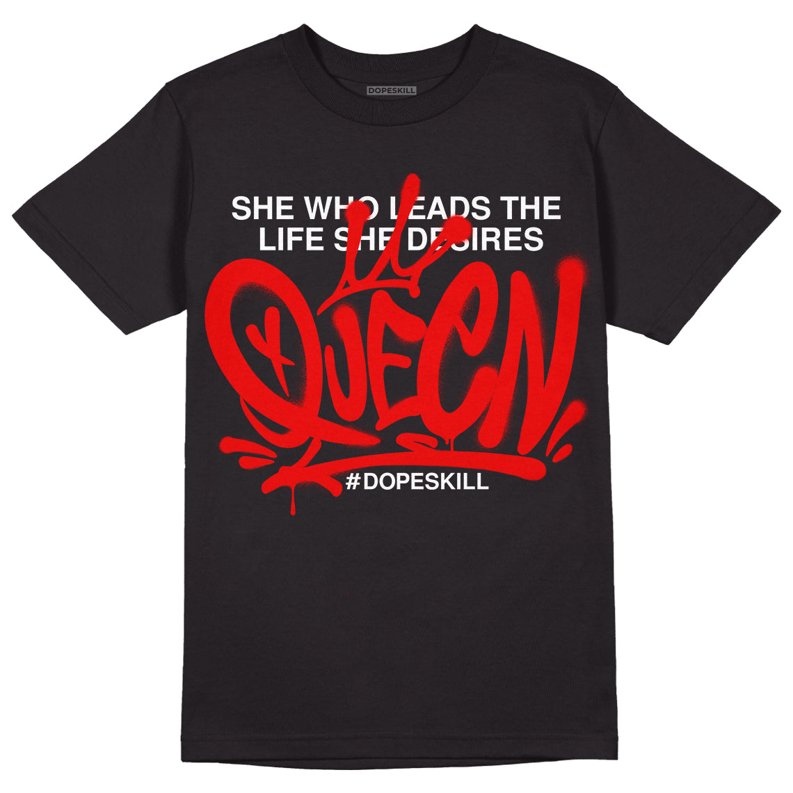 Cherry 11s DopeSkill T-Shirt Queen Graphic