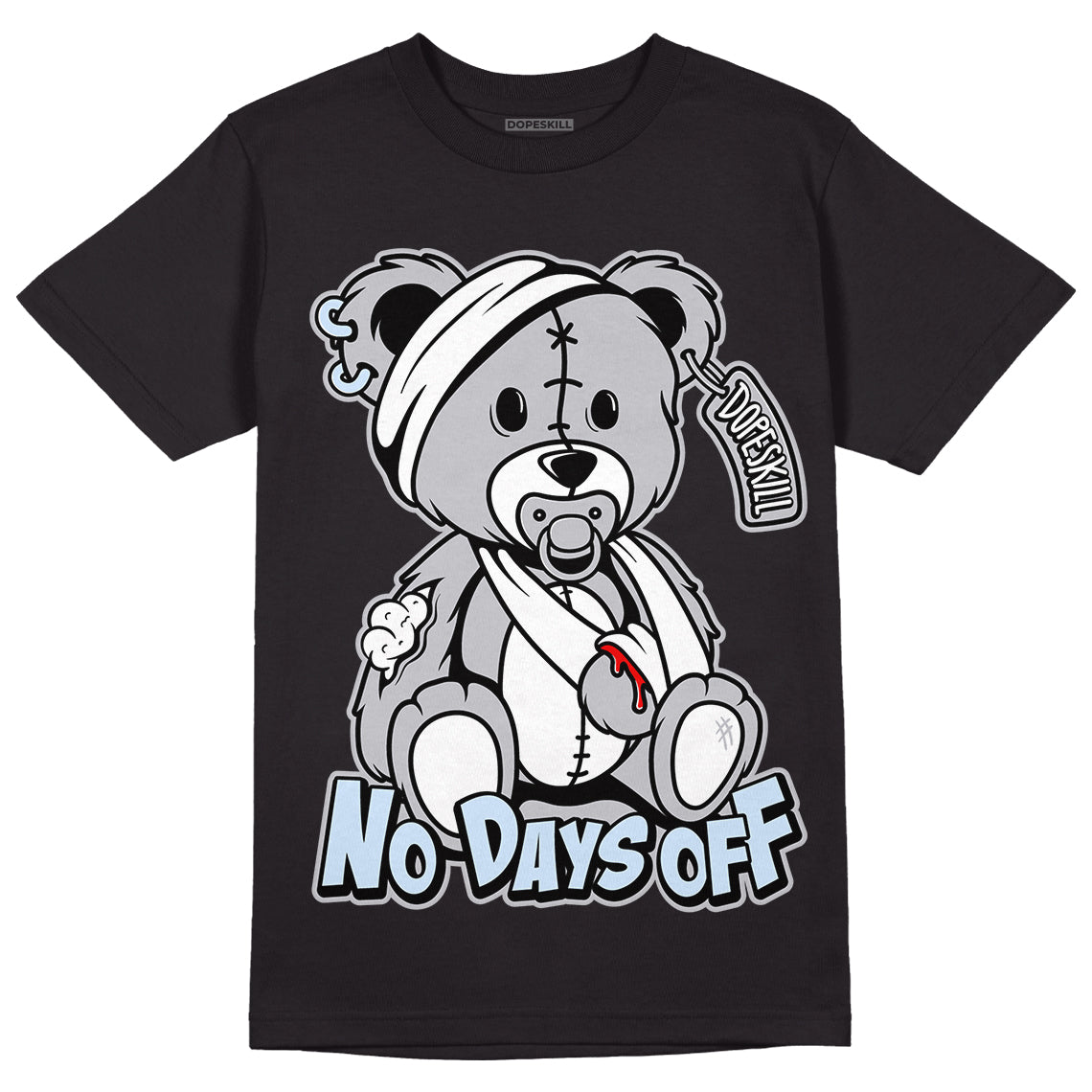 Cement Grey 11s DopeSkill T-Shirt Hurt Bear Graphic