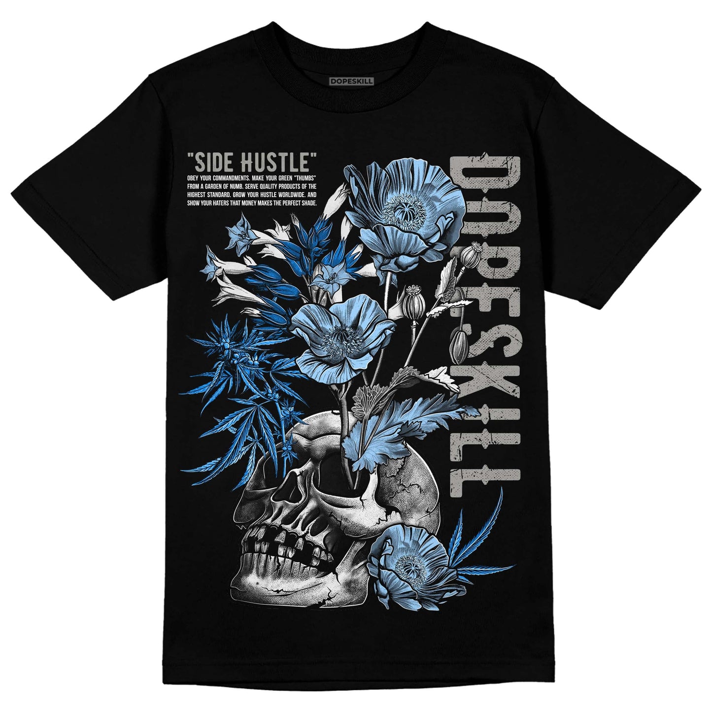 Cool Grey 6s DopeSkill T-Shirt Side Hustle Graphic