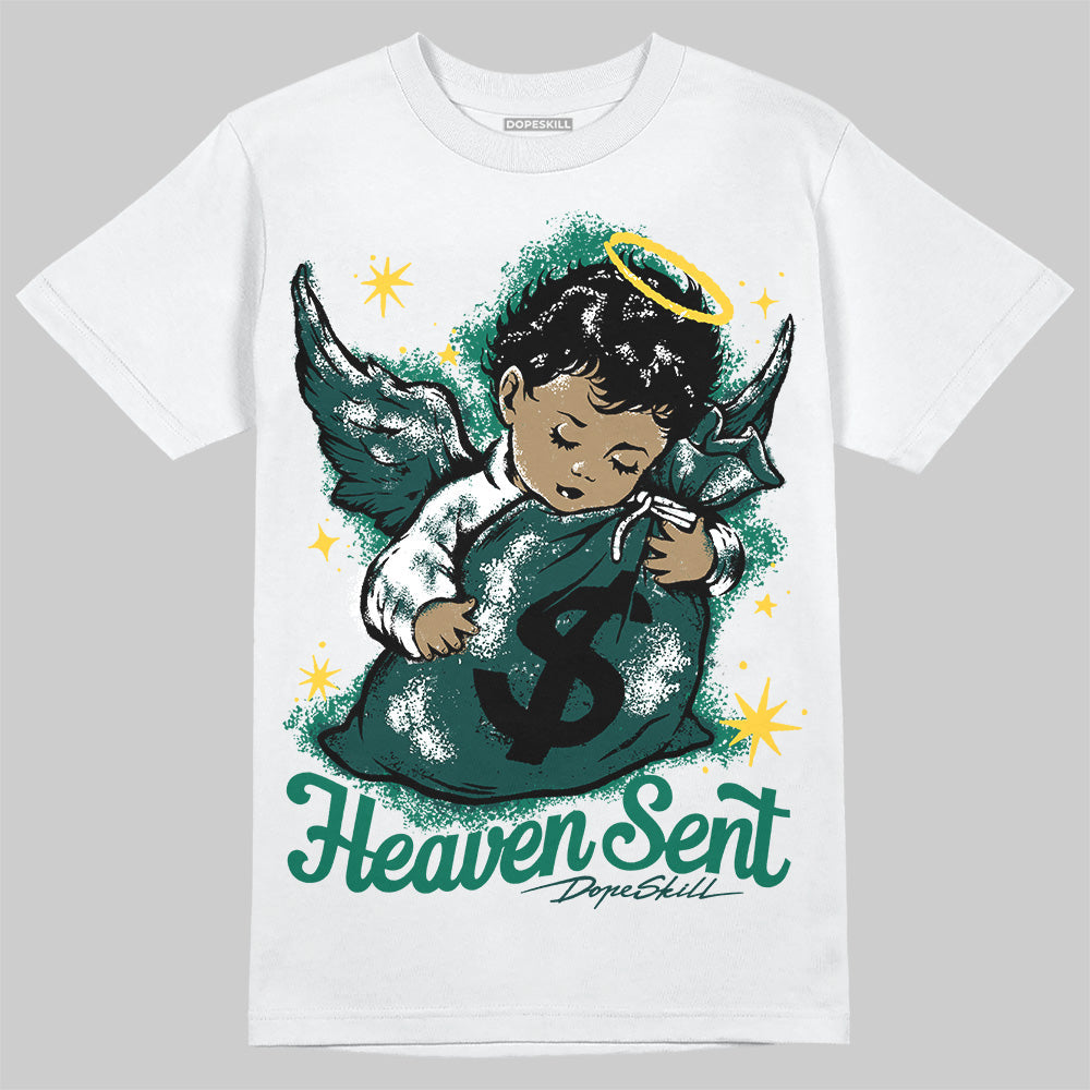 Oxidized Green 4s DopeSkill T-Shirt Heaven Sent Graphic