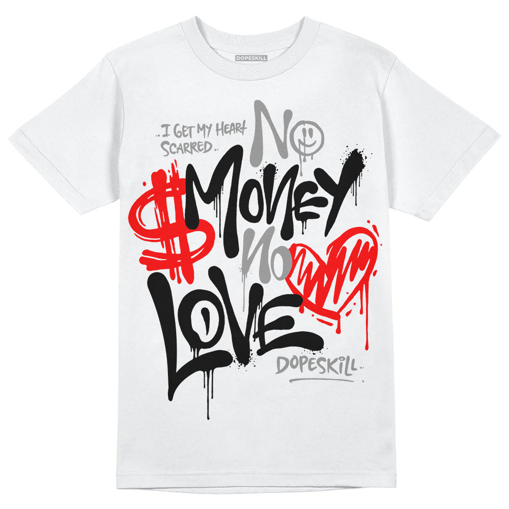 Dunk Panda White Black DopeSkill T-Shirt No Money No Love Typo Graphic