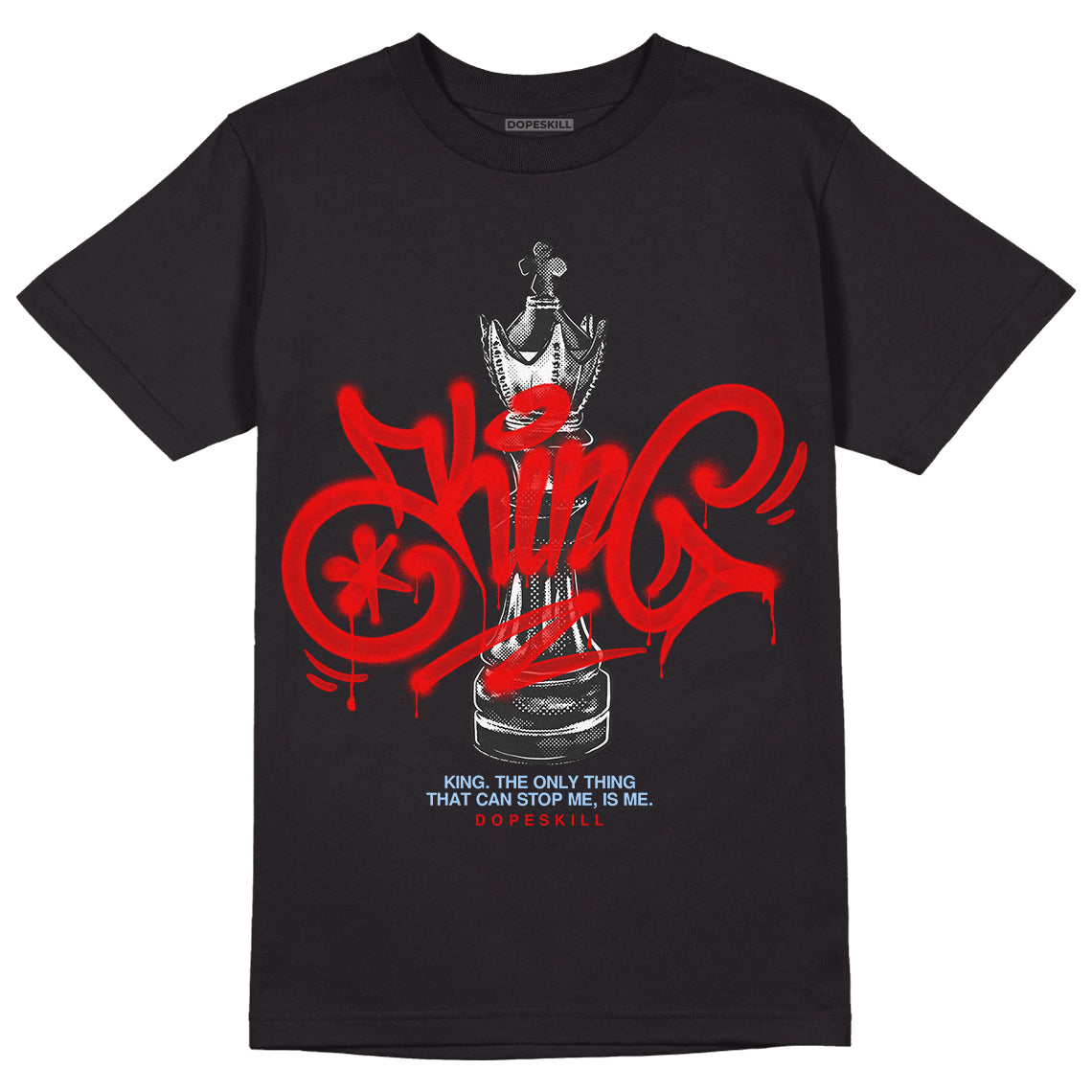 Cherry 11s DopeSkill T-Shirt King Chess Graphic