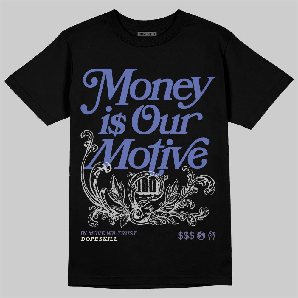 Patta x Max 90 “Sapphire” DopeSkill T-Shirt Money Is Our Motive Typo Graphic