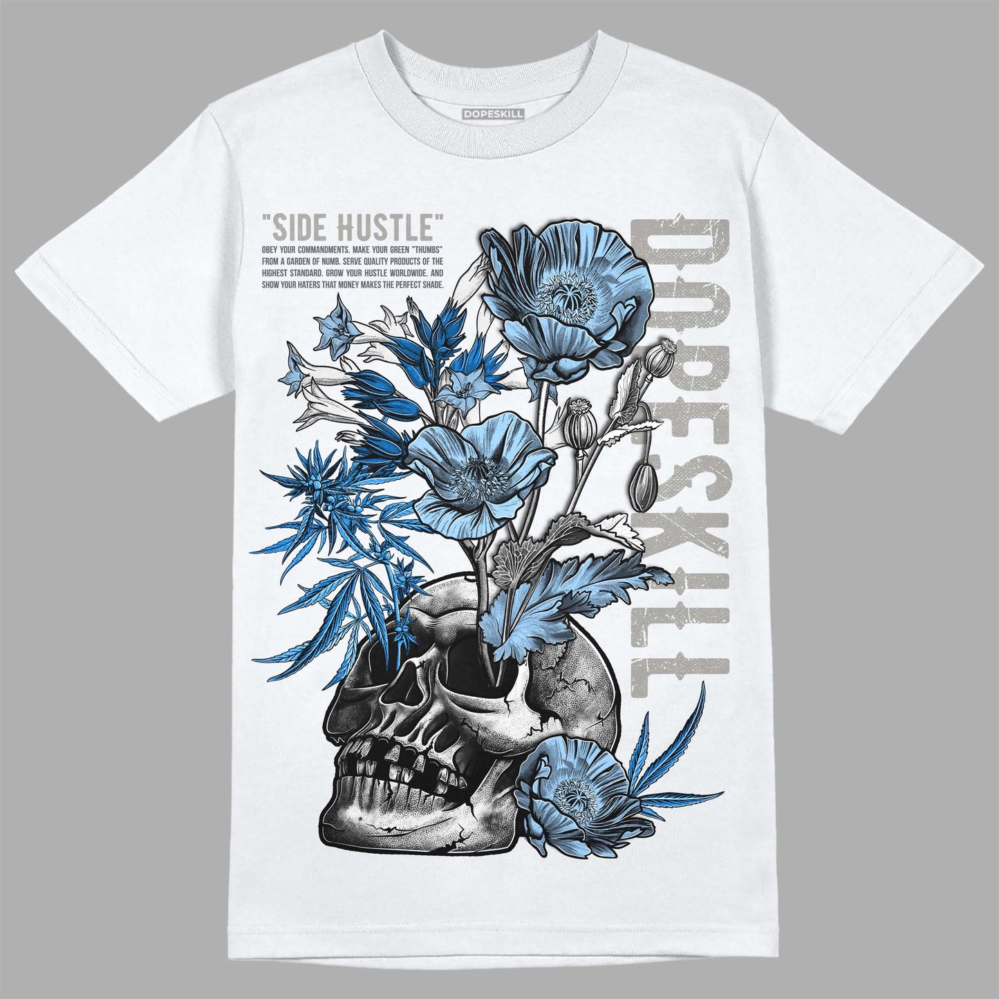 Cool Grey 6s DopeSkill T-Shirt Side Hustle Graphic