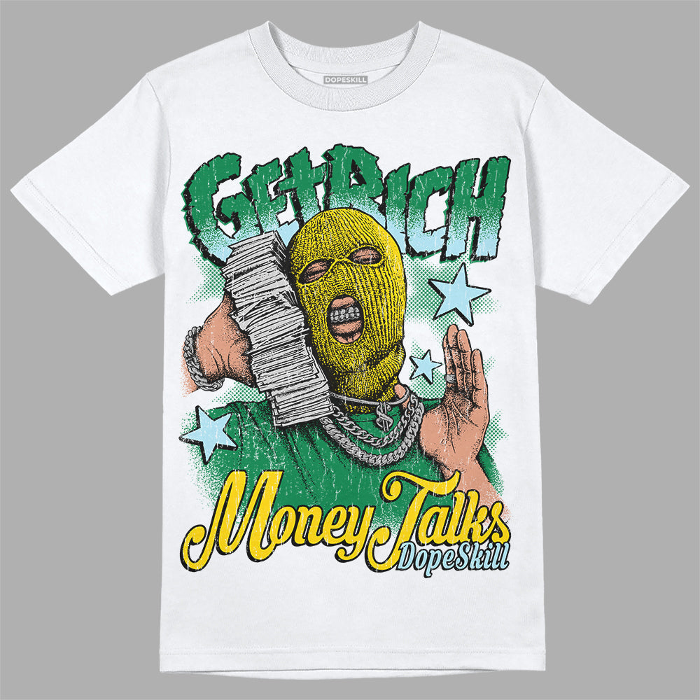 Lucky Green 5s DopeSkill T-Shirt Get Rich Graphic