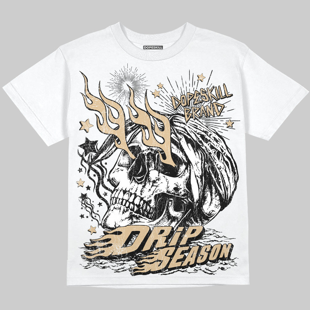 TAN Collection DopeSkill Oversize Print T-Shirt Drip Season Graphic
