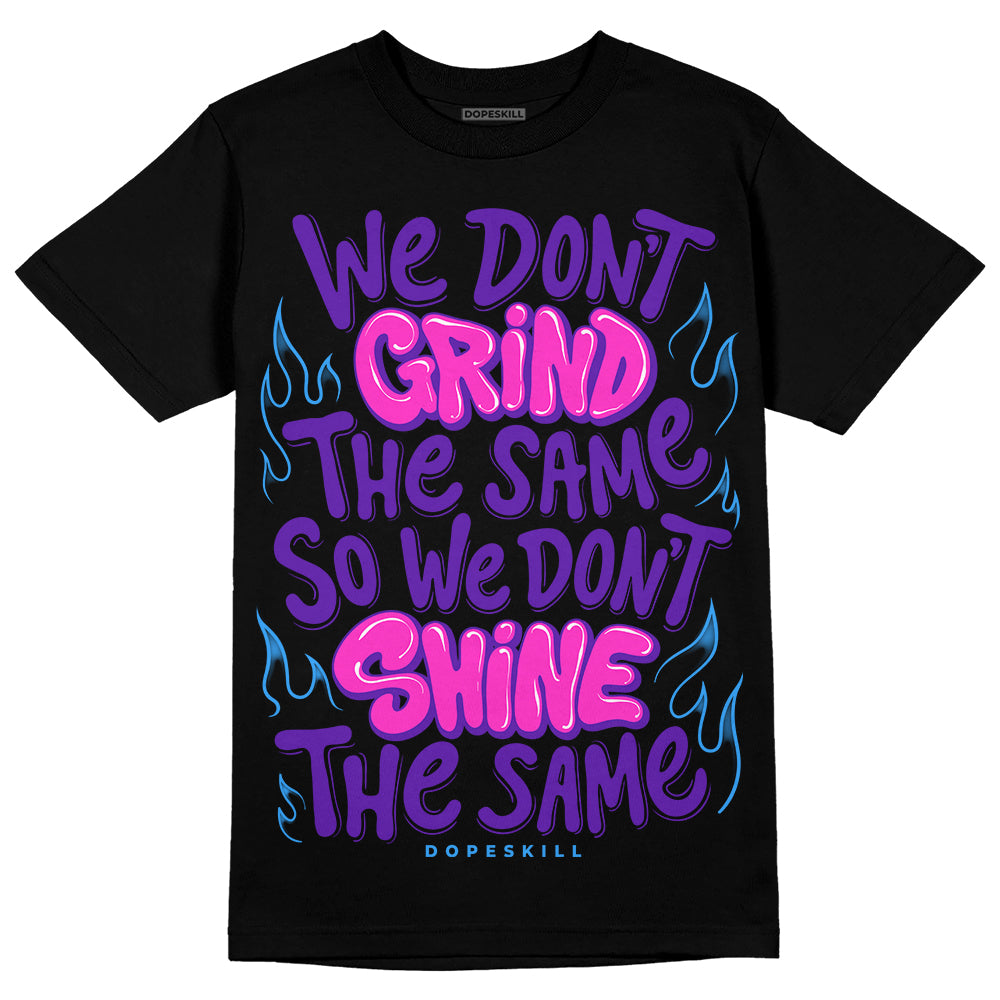 Dunk Purple Championship Court White DopeSkill T-Shirt Grind Shine Graphic