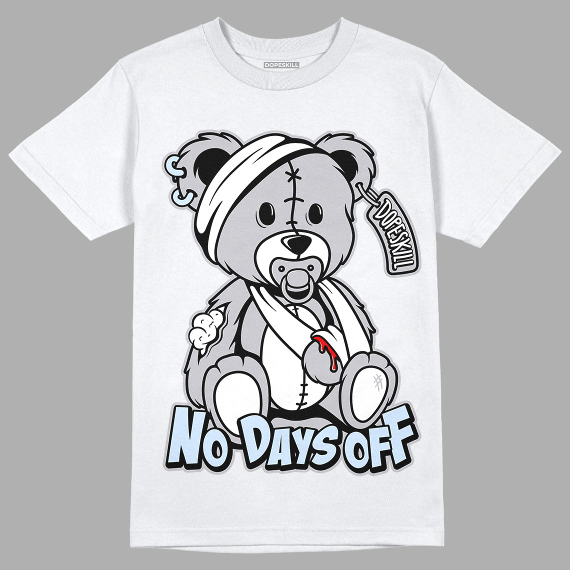 Cement Grey 11s DopeSkill T-Shirt Hurt Bear Graphic