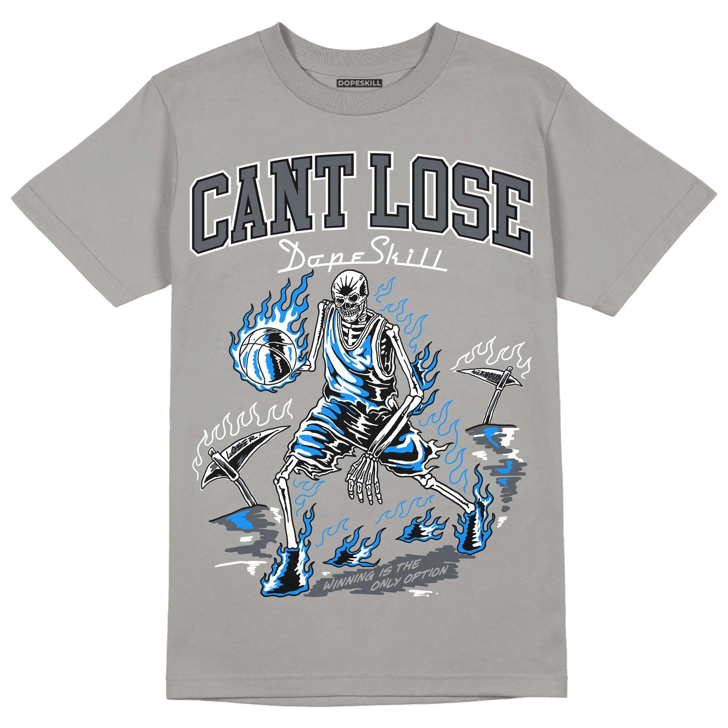 Cool Grey 11s DopeSkill Grey T-shirt Cant Lose Graphic