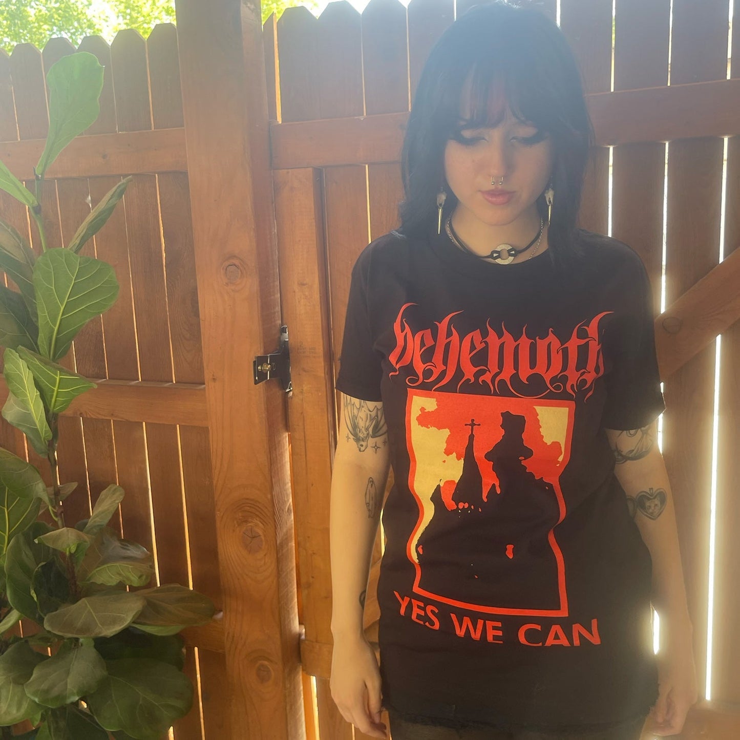 BEHEMOTH ‚ÄúYES WE CAN‚Äù TEE (LIMITED EDITION)" T-Shirt