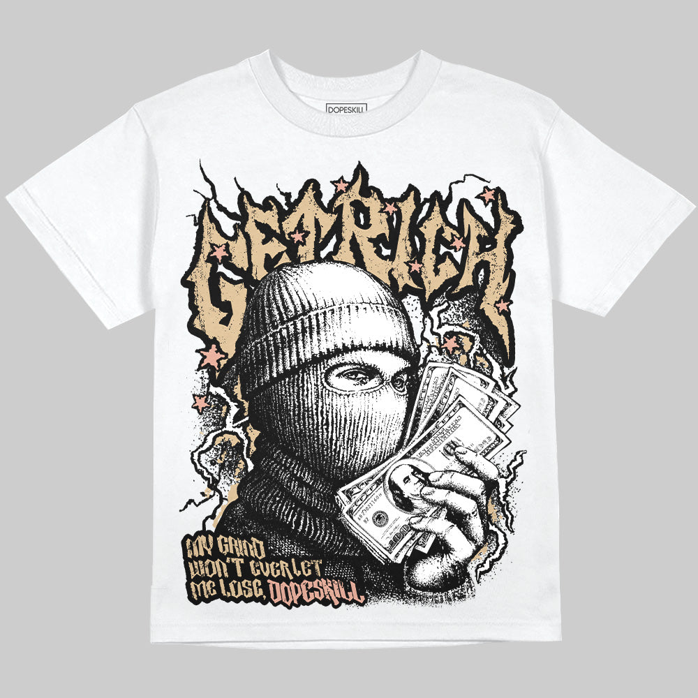 TAN Collection DopeSkill Oversize Print T-Shirt Wealthy Graphic