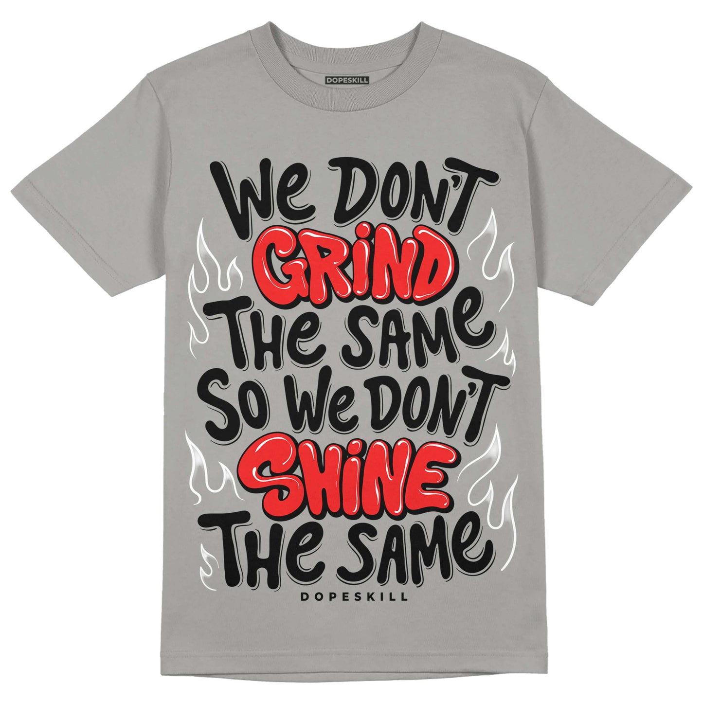 Grey Collection DopeSkill Grey T-shirt Grind Shine Graphic