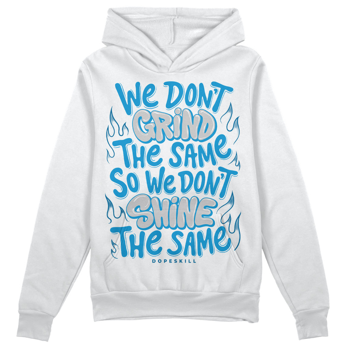 Military Blue 4s DopeSkill Hoodie Sweatshirt Grind Shine Graphic