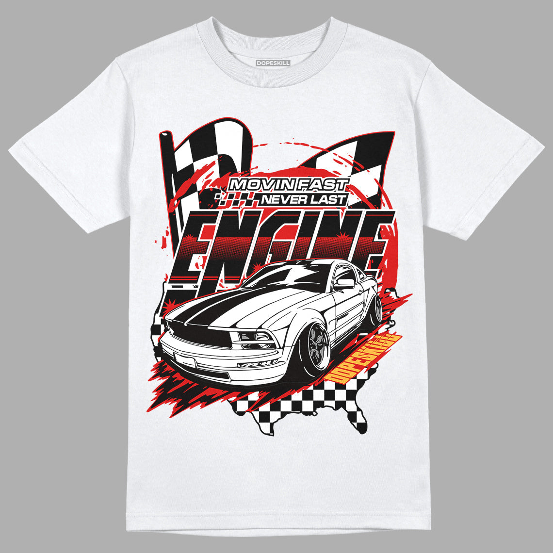 Dunk Low Gym Red DopeSkill T-Shirt ENGINE Tshirt Graphic