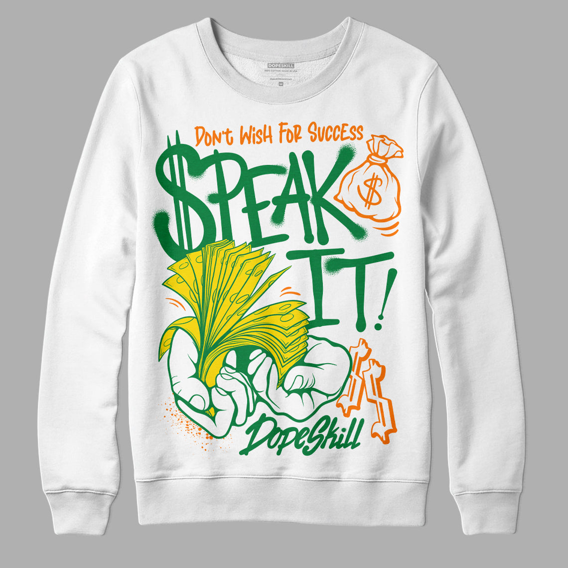 Dunk Reverse Brazil DopeSkill Sweatshirt Speak It Graphic