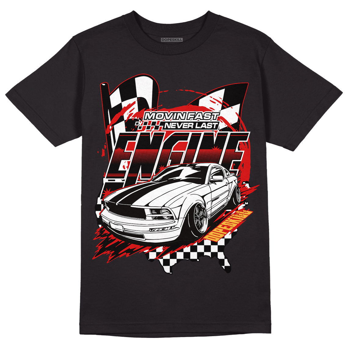 Dunk Low Gym Red DopeSkill T-Shirt ENGINE Tshirt Graphic