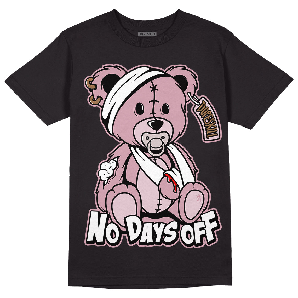 Dunk Low Teddy Bear Pink DopeSkill T-Shirt Hurt Bear Graphic