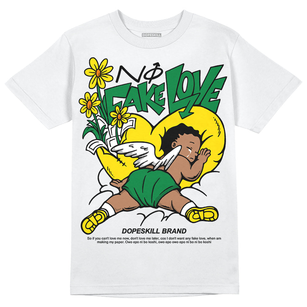 Dunk Reverse Brazil DopeSkill T-Shirt No Fake Love Graphic