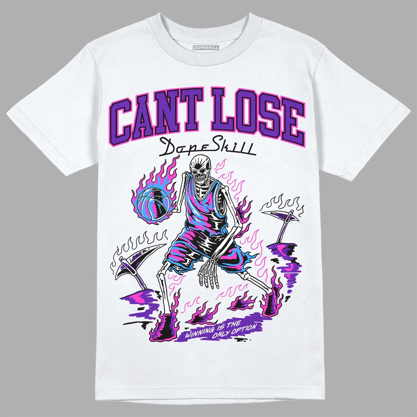 Court Purple 13s DopeSkill T-Shirt Cant Lose Graphic