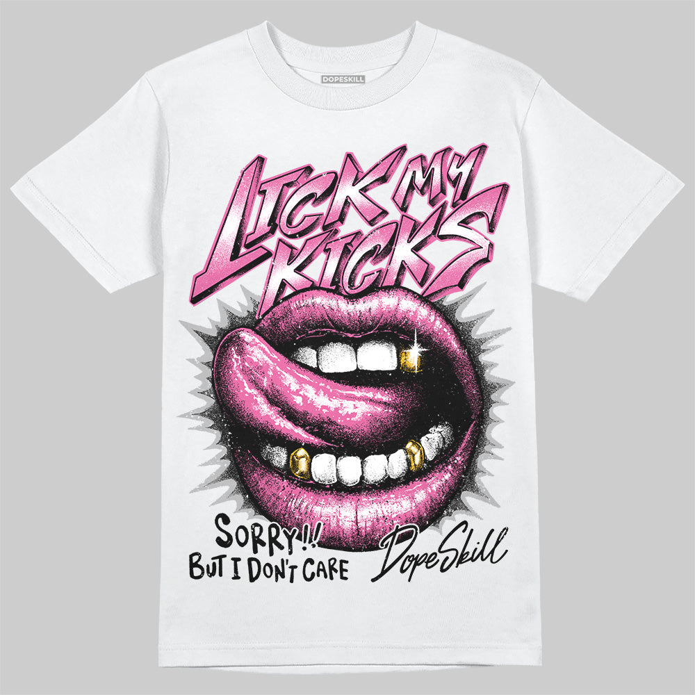 Kayano 14 Cream Sweet Pink DopeSkill T-Shirt Lick My Kicks Graphic