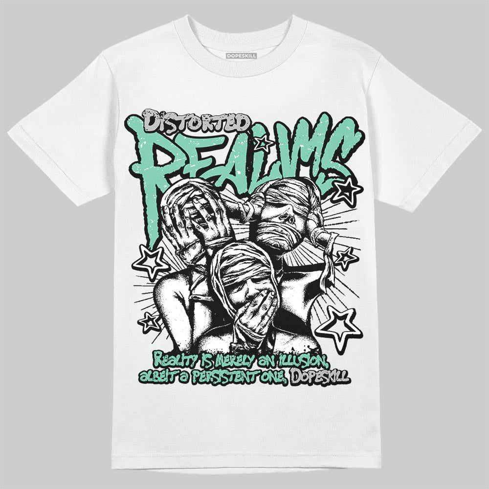 Green Glow 3s DopeSkill T-Shirt Distorted Realms Graphic
